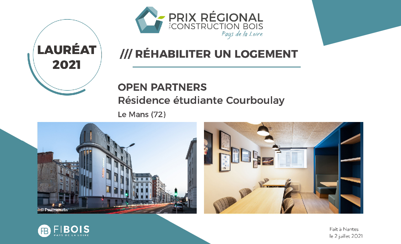 Prix régional de la construction de bois Pays de la Loire - 2021